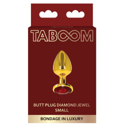 TABOOM Plug bijou anal Jewel Taboom S 6 x 2.7cm